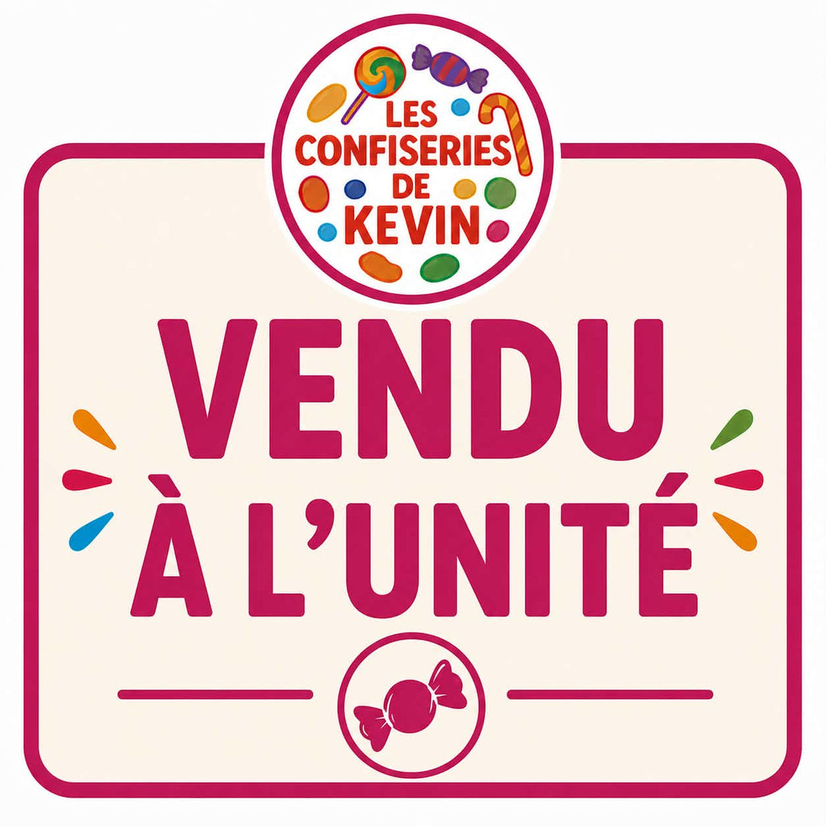 VENDU A L'UNITE