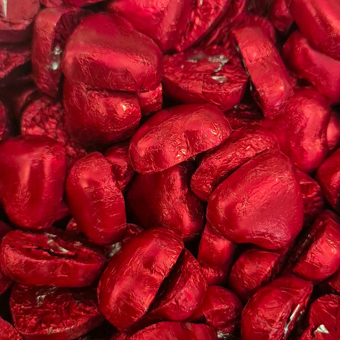 Coeurs en chocolat au lait fourrés à la crème (X10) ANTI-GASPI