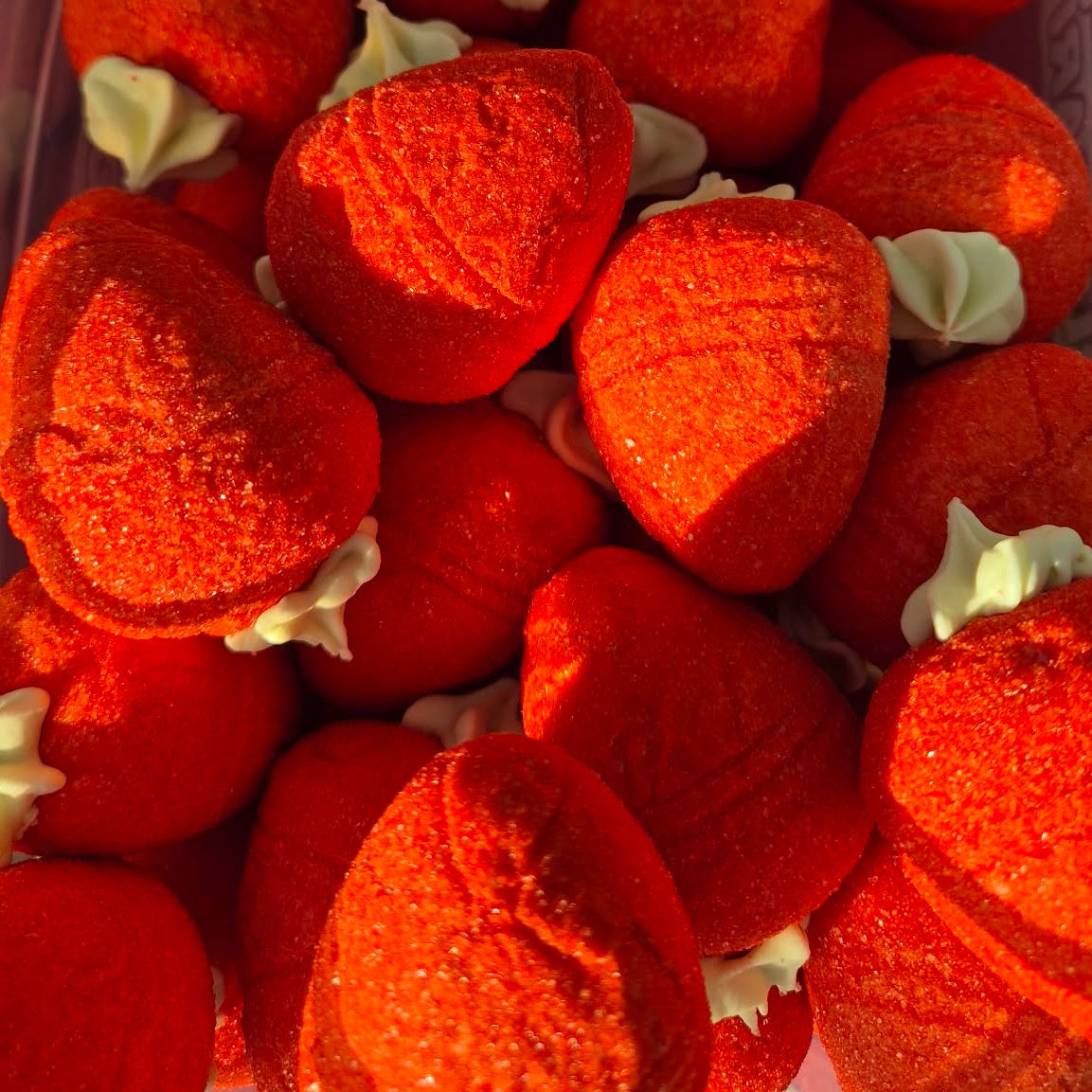 Fraises géantes en guimauve 20g