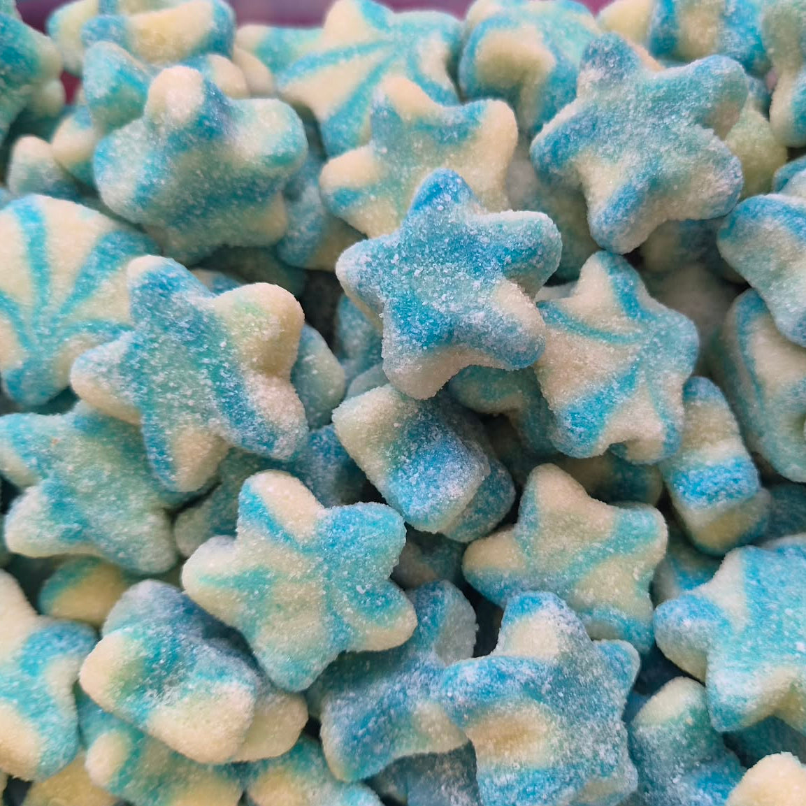 Etoiles twist sucrée bleue (100g)