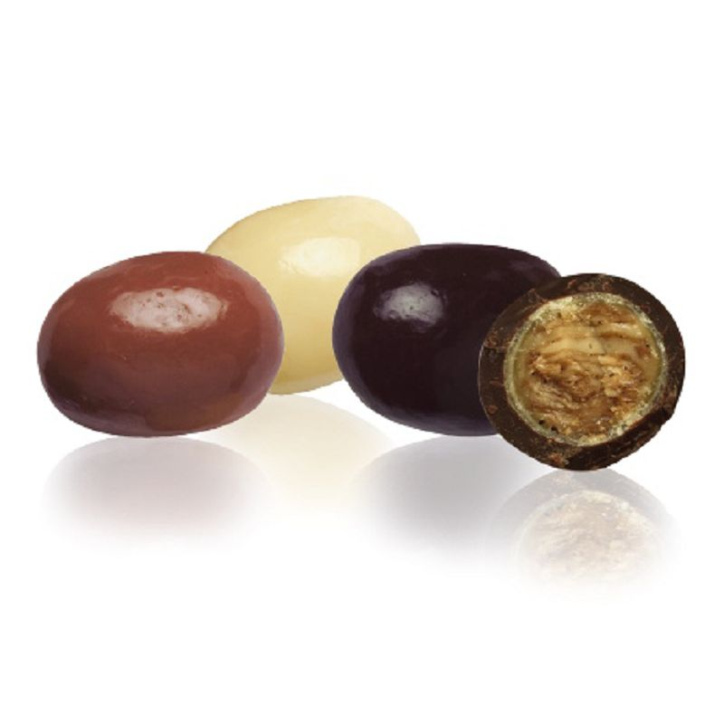 Œufs choc feuilleté praliné NIL (lait, blanc et noir) (100g)